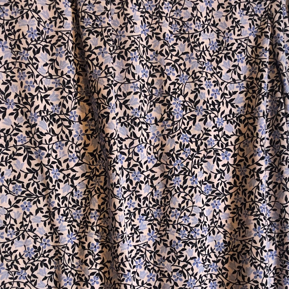 H&M Floral Blouse - Black and Blue - Picture 6 of 6